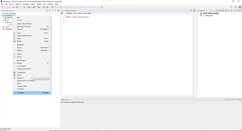 Basic Web Automation using Selenium with Java